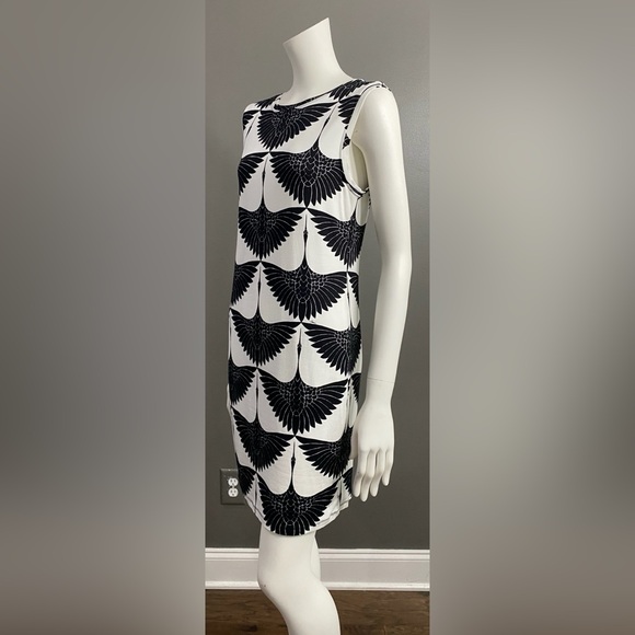 Trina Turk Black and White Sleeveless Sheath Mini Dress Size S - Picture 2 of 10
